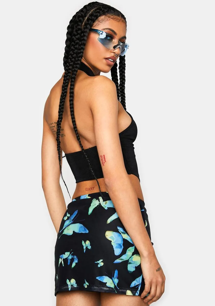 Butterfly Pelma Mini Skirt sold by Dolls Kill product image thumbnail 4