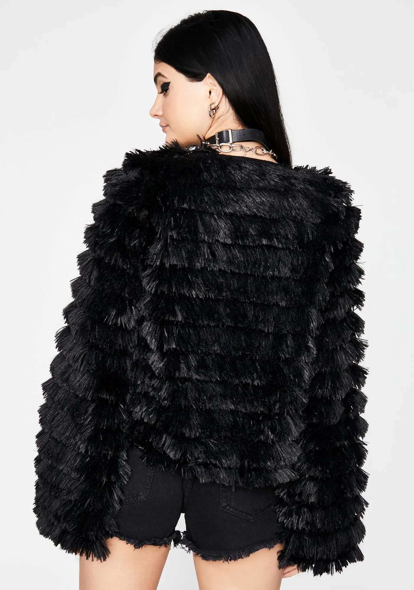 Posh Flava Fringe Jacket sold by Dolls Kill product image thumbnail 4