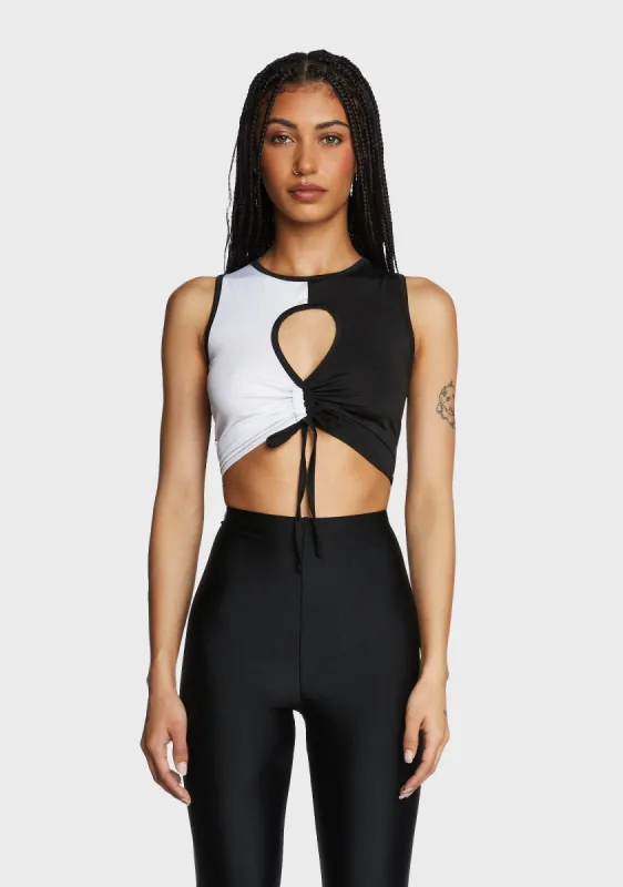 Duality Found Crop Top sold by Dolls Kill
