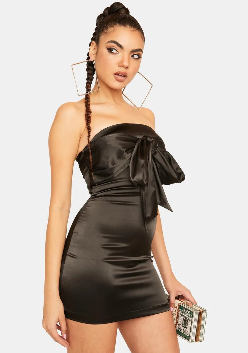 Elusive Eyes Satin Mini Dress sold by Dolls Kill product image thumbnail 2