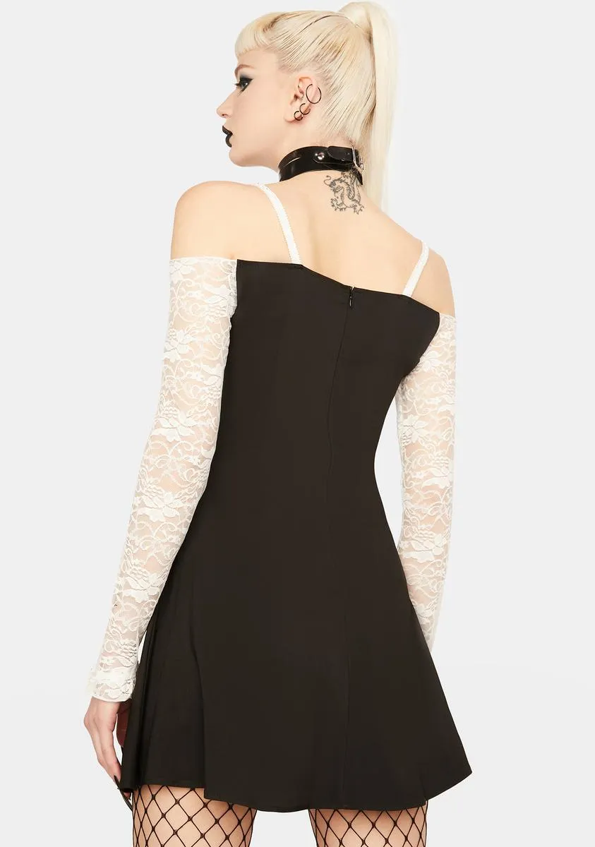 Holo Stars Mesh Mini Skirt sold by Dolls Kill product image thumbnail 2