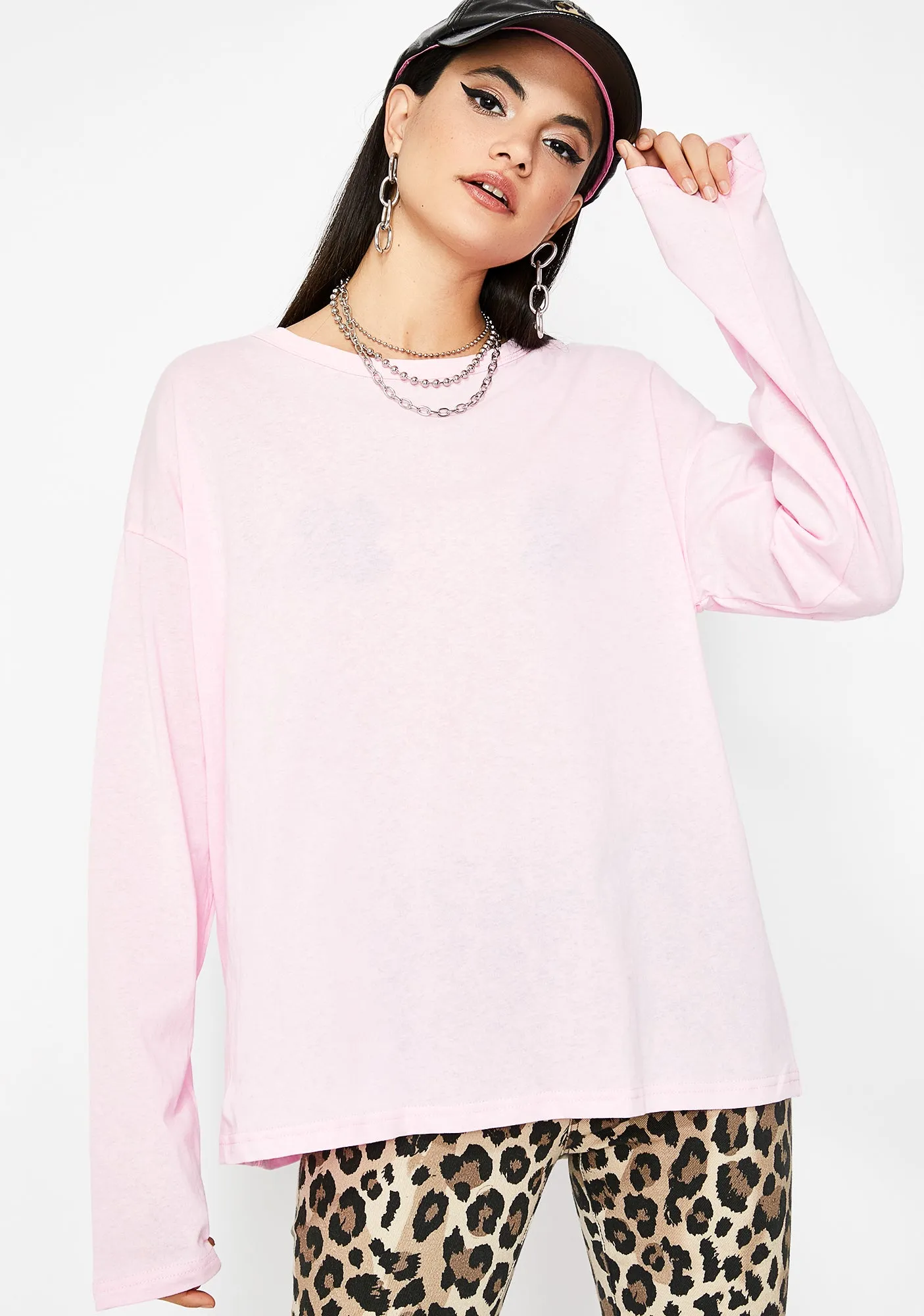 Maxin' N' Relaxin' Long Sleeve Tee sold by Dolls Kill product image thumbnail 3