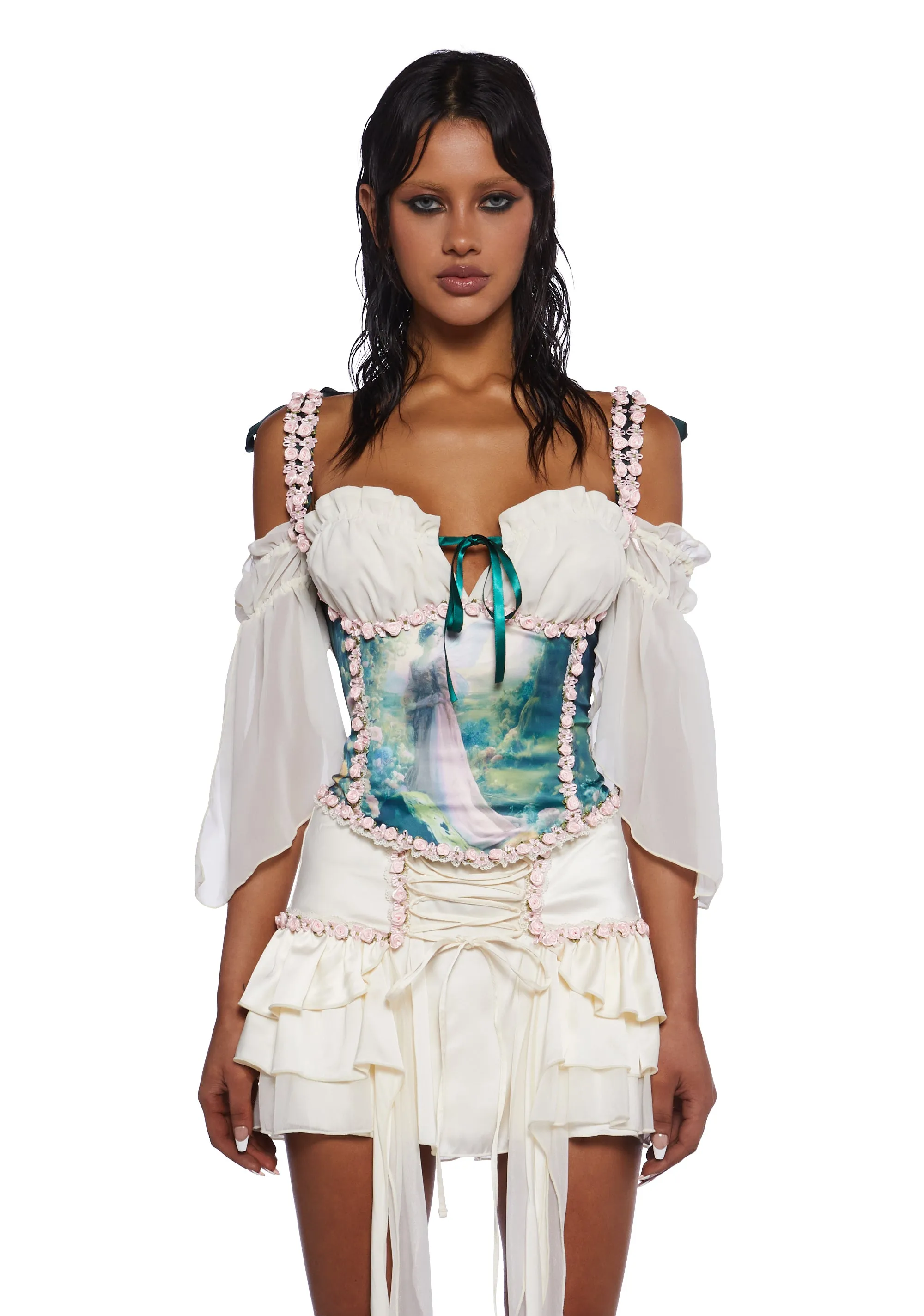 Fae Charms Corset Top sold by Dolls Kill