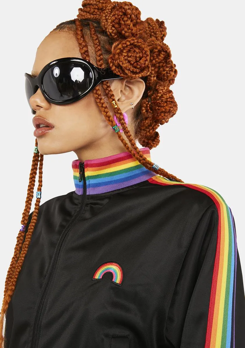 Get Funky Striped Track Jacket sold by Dolls Kill product image thumbnail 5