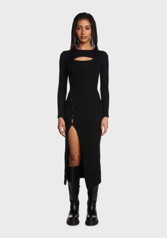 Shortcut Midi Dress sold by Dolls Kill