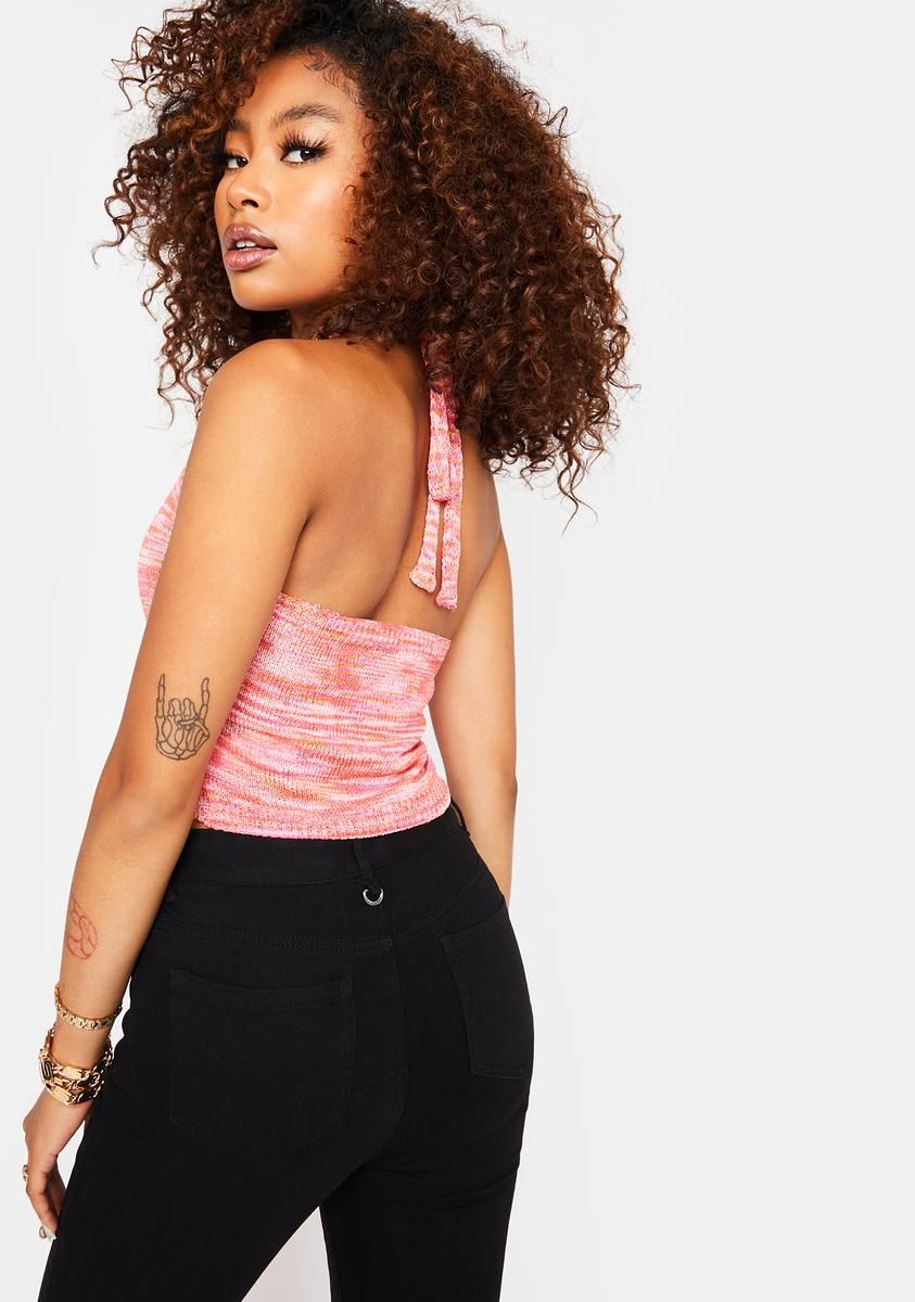 Pretty Smokey Sunrise Trip Knit Top sold by Dolls Kill product image thumbnail 4