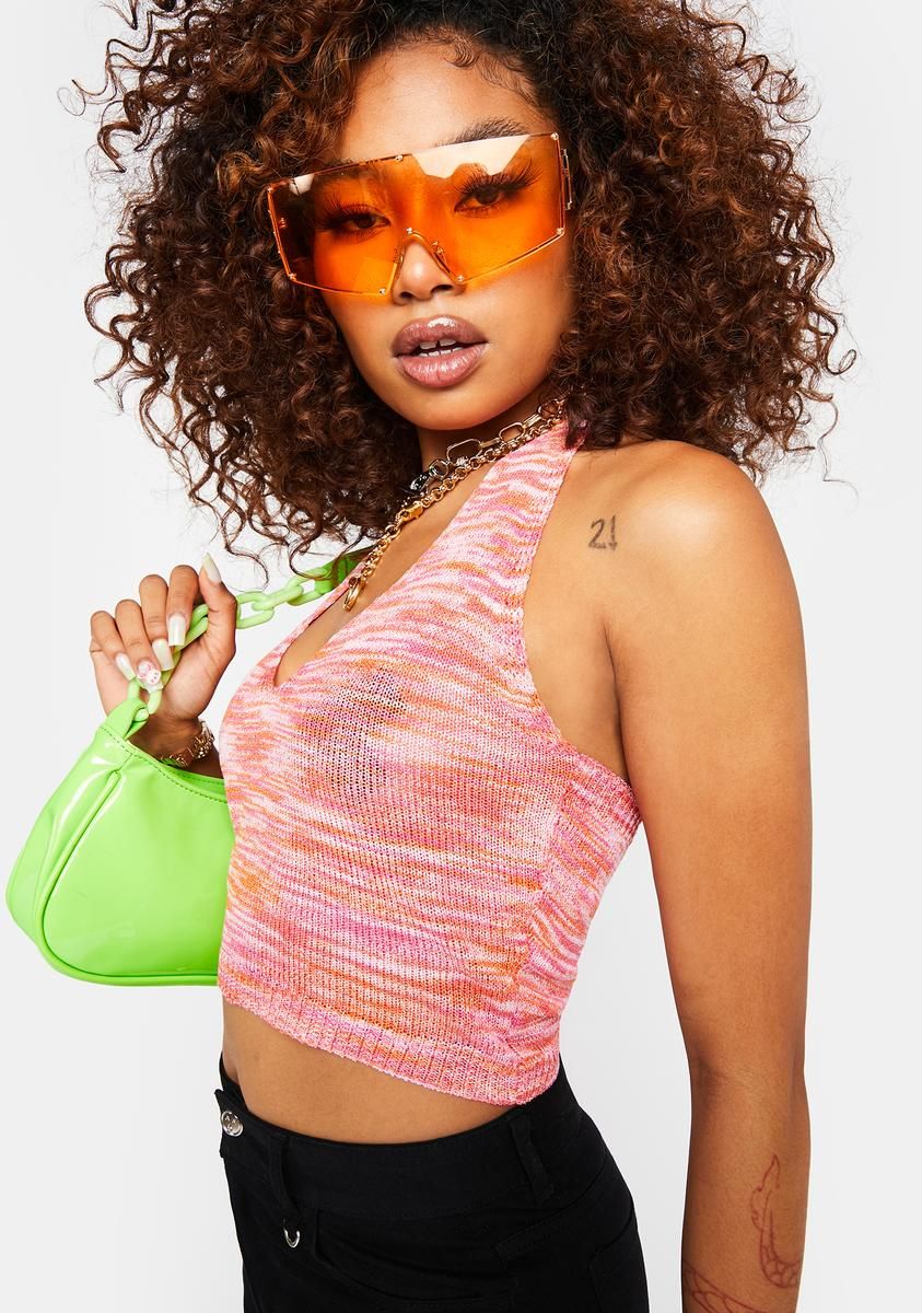 Pretty Smokey Sunrise Trip Knit Top sold by Dolls Kill product image thumbnail 2