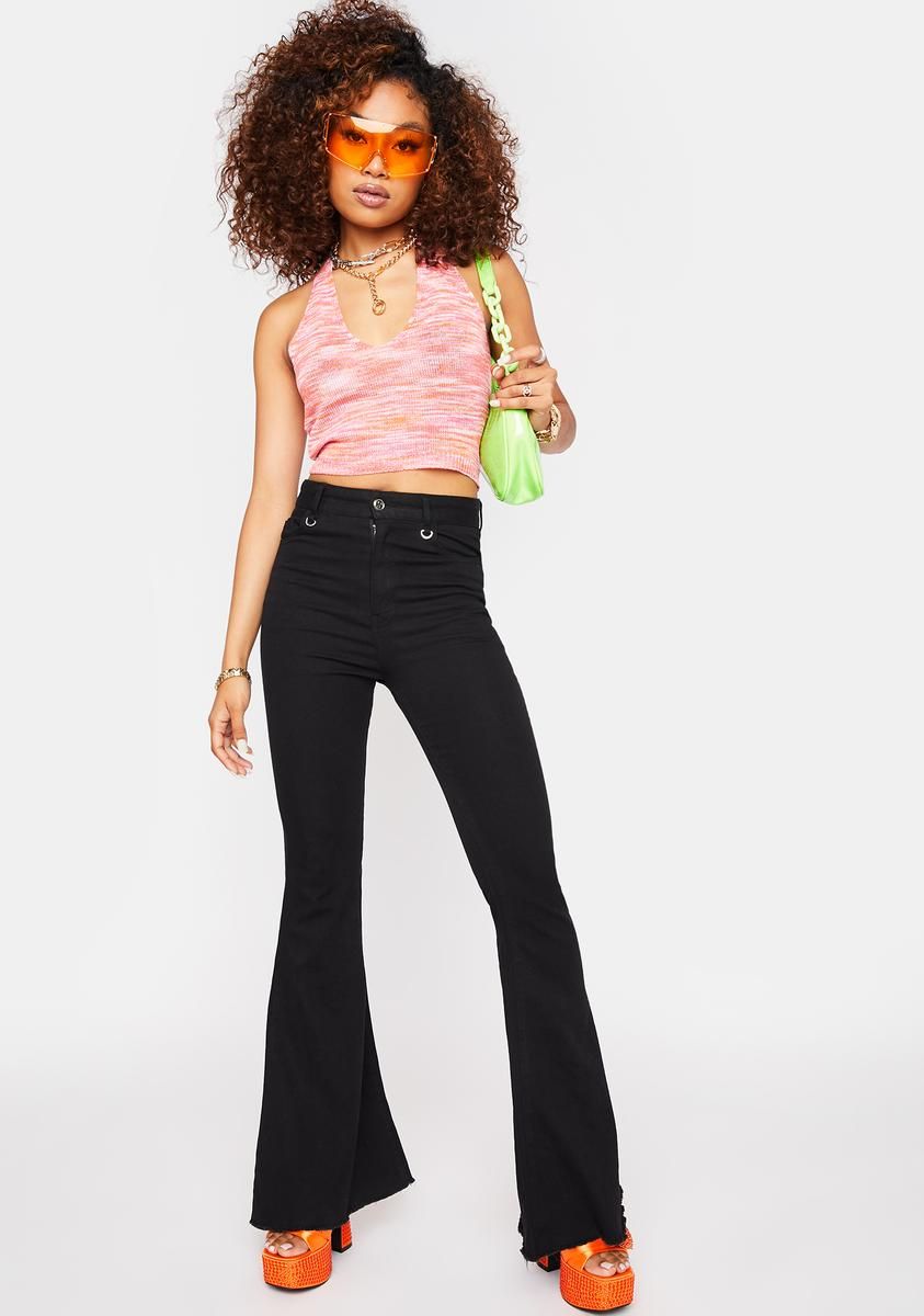 Pretty Smokey Sunrise Trip Knit Top sold by Dolls Kill product image thumbnail 3