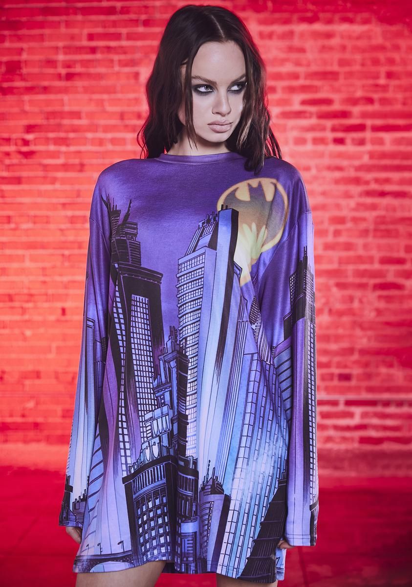 Concrete Jungle Oversized Graphic Tee sold by Dolls Kill