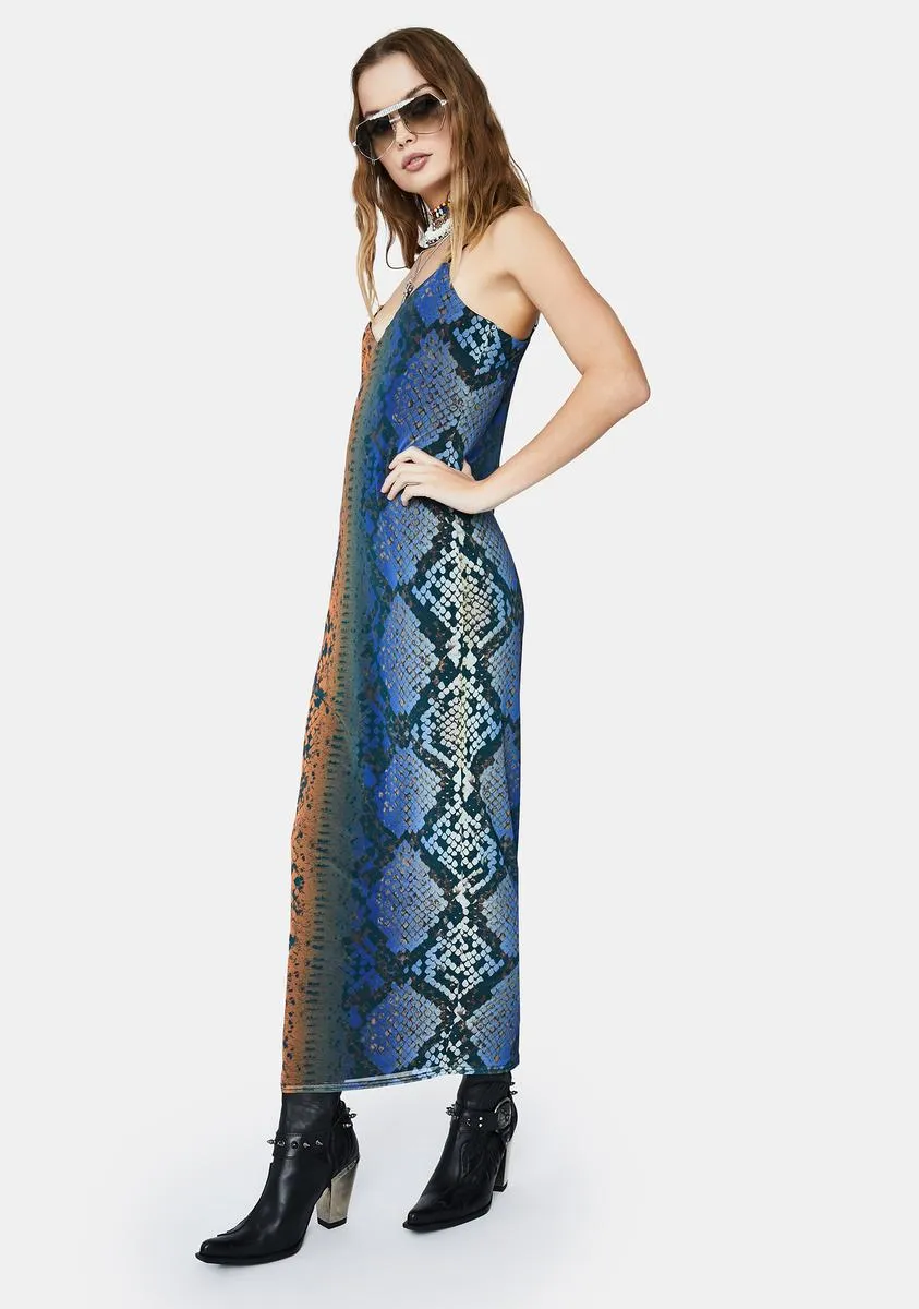 Ombre Snake Amina Maxi Dress sold by Dolls Kill product image thumbnail 3