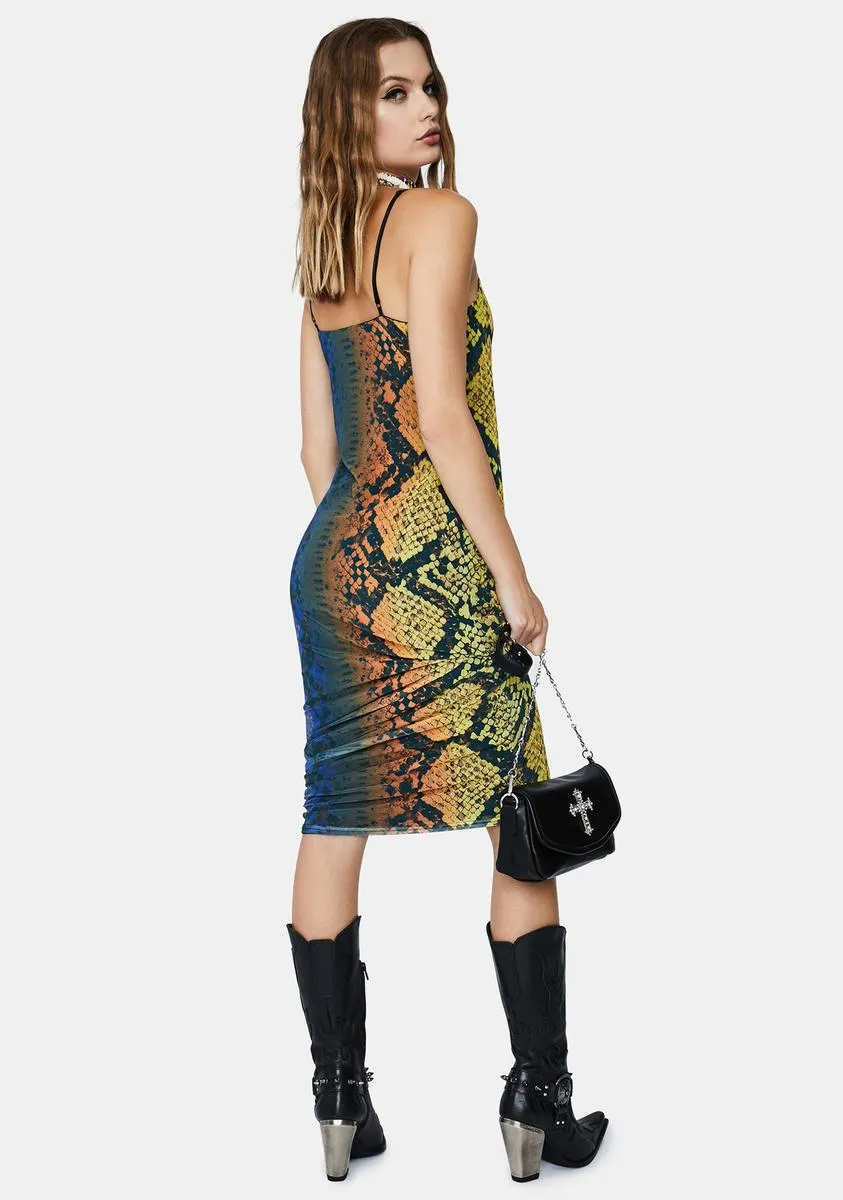 Ombre Snake Amina Maxi Dress sold by Dolls Kill product image thumbnail 4