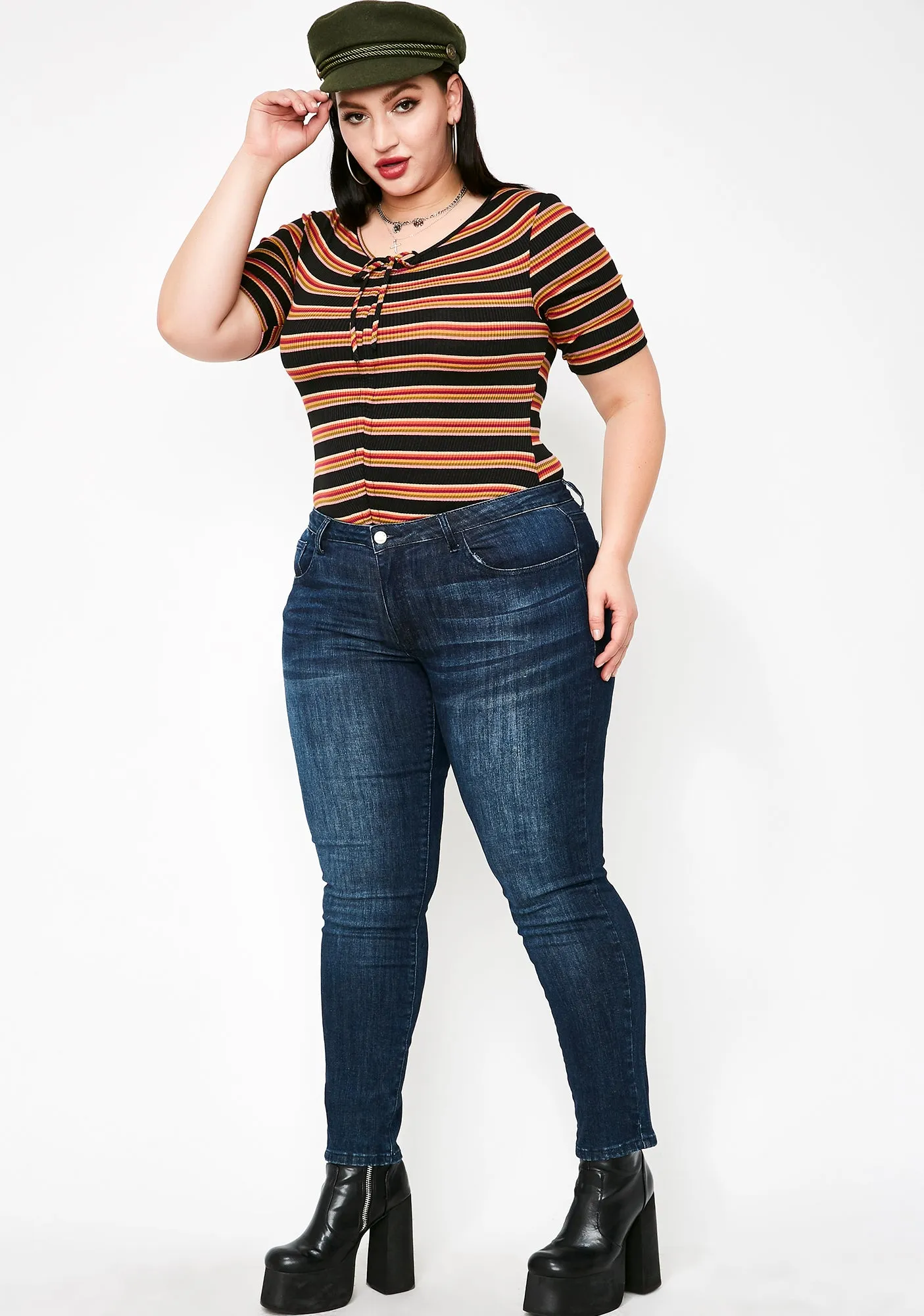 Ultimate Bangin Babe High Rise Jeans sold by Dolls Kill product image thumbnail 2