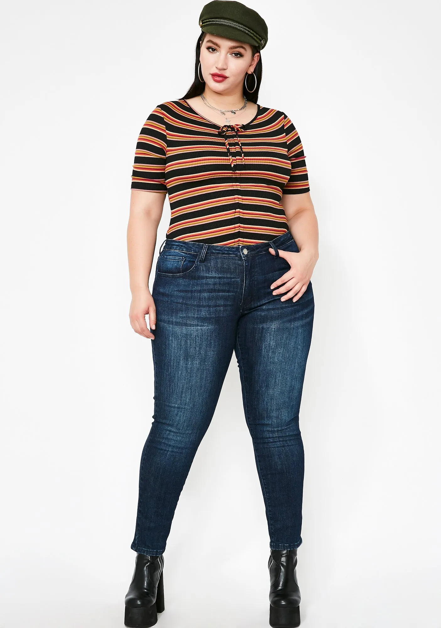 Ultimate Bangin Babe High Rise Jeans sold by Dolls Kill product image thumbnail 3