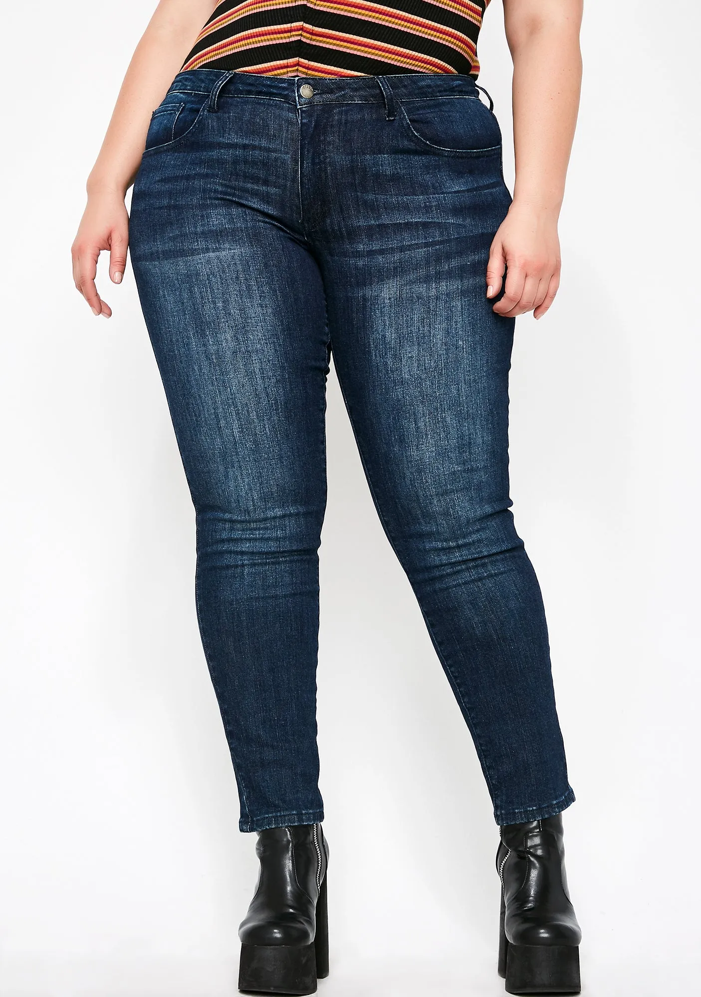 Ultimate Bangin Babe High Rise Jeans sold by Dolls Kill