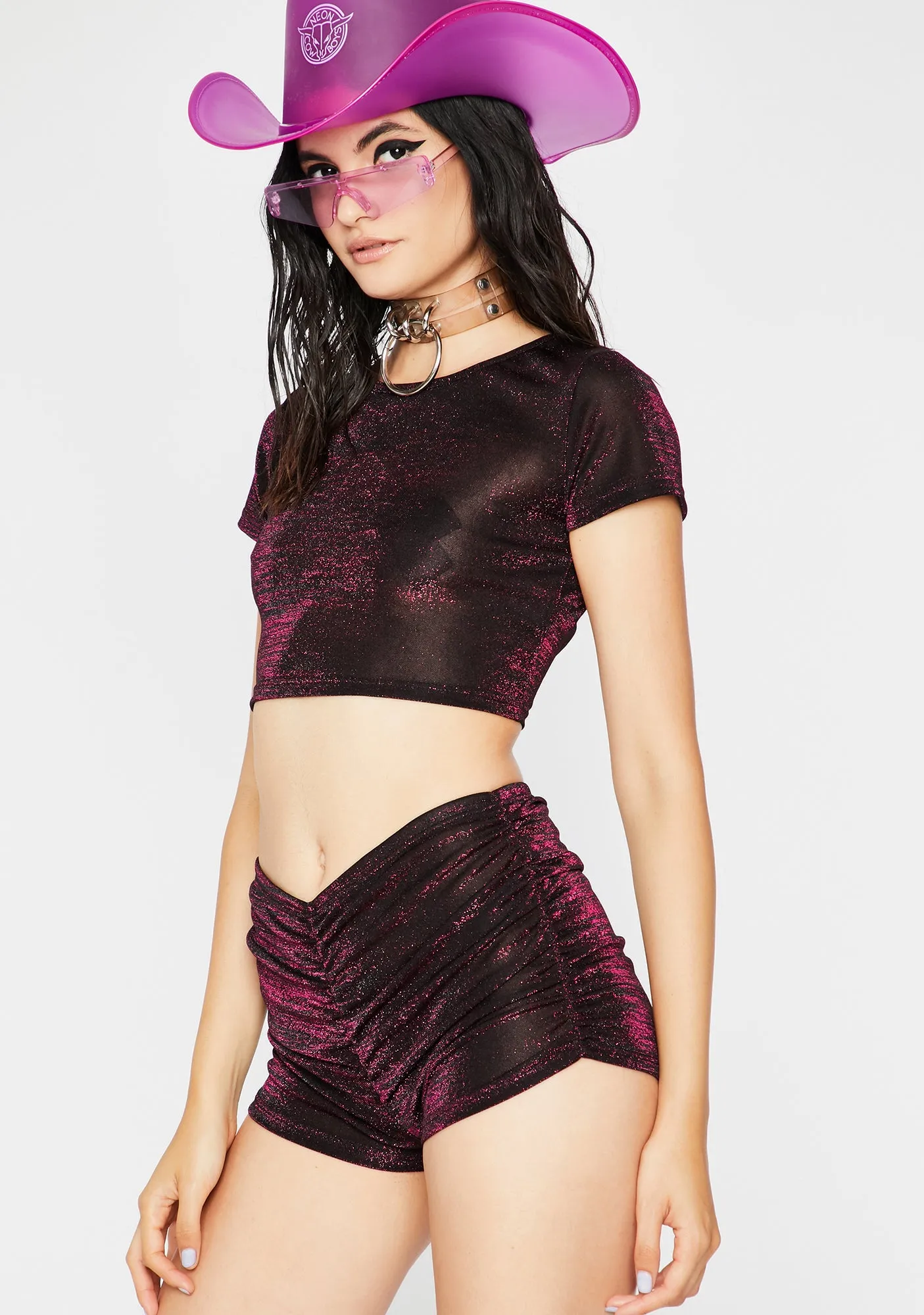 Miss New Bae Short Set sold by Dolls Kill