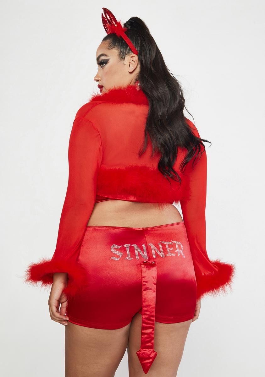 Plus Such A Spitfire Devil Costume sold by Dolls Kill product image thumbnail 4