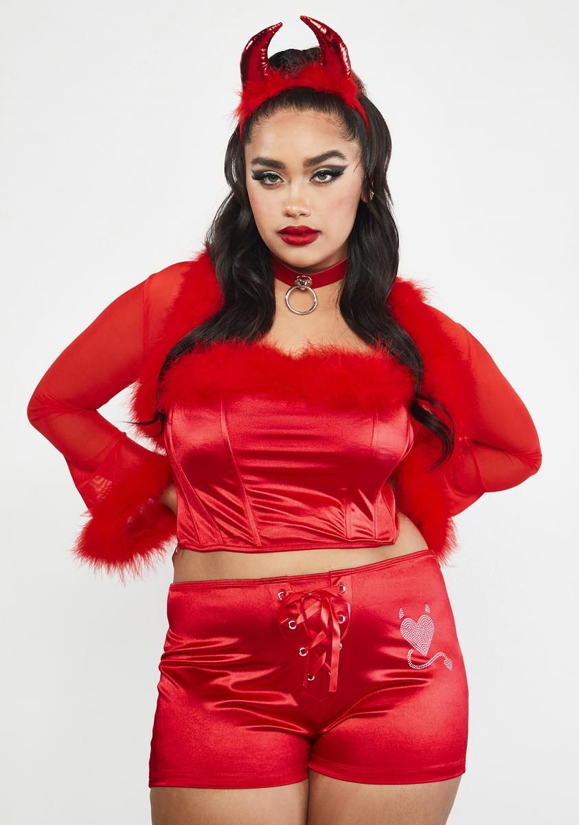 Plus Such A Spitfire Devil Costume sold by Dolls Kill