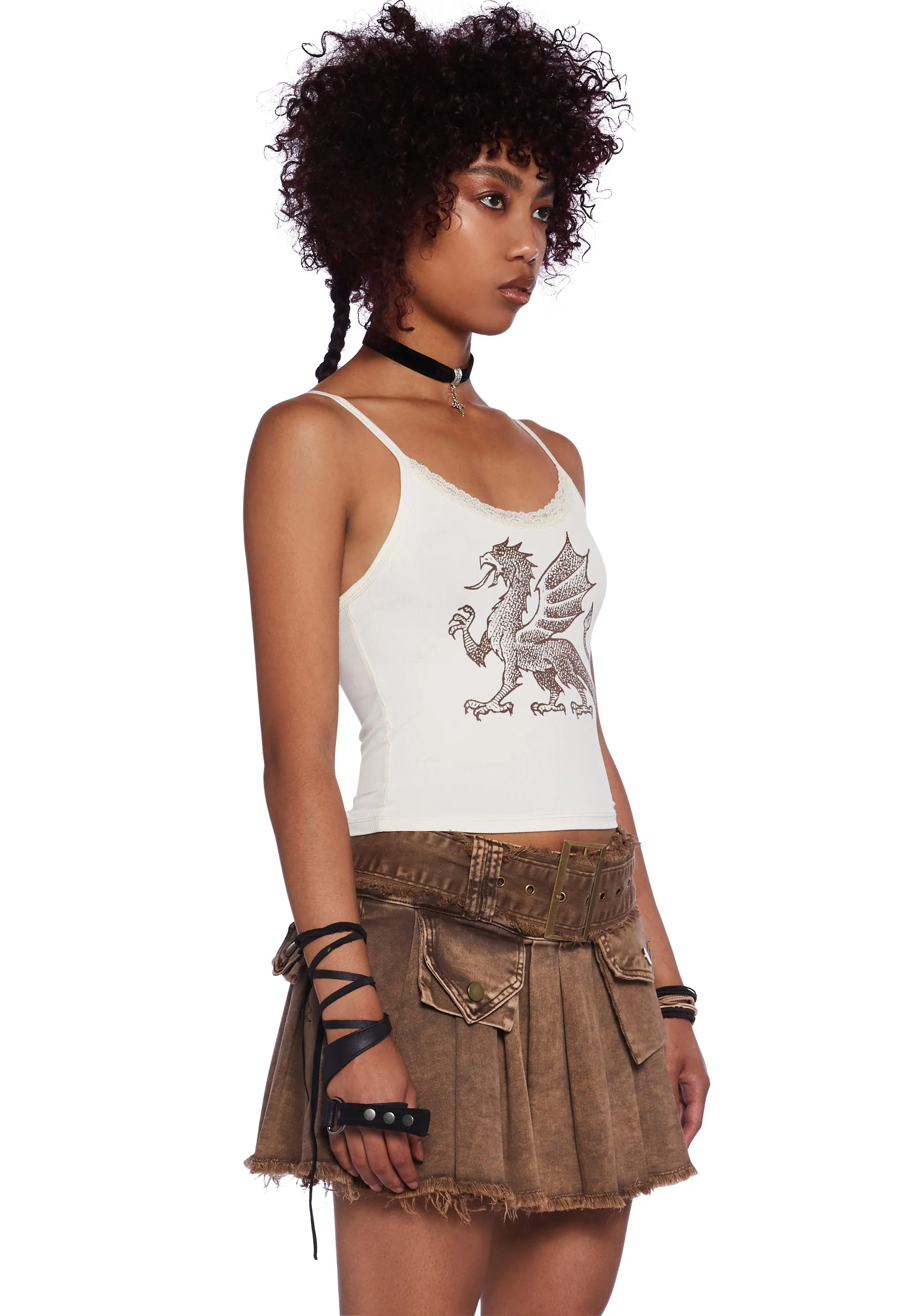 Adventurous Spirit Graphic Tank Top sold by Dolls Kill product image thumbnail 3