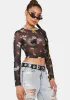Soaring Fantasy Butterfly Mesh Top sold by Dolls Kill