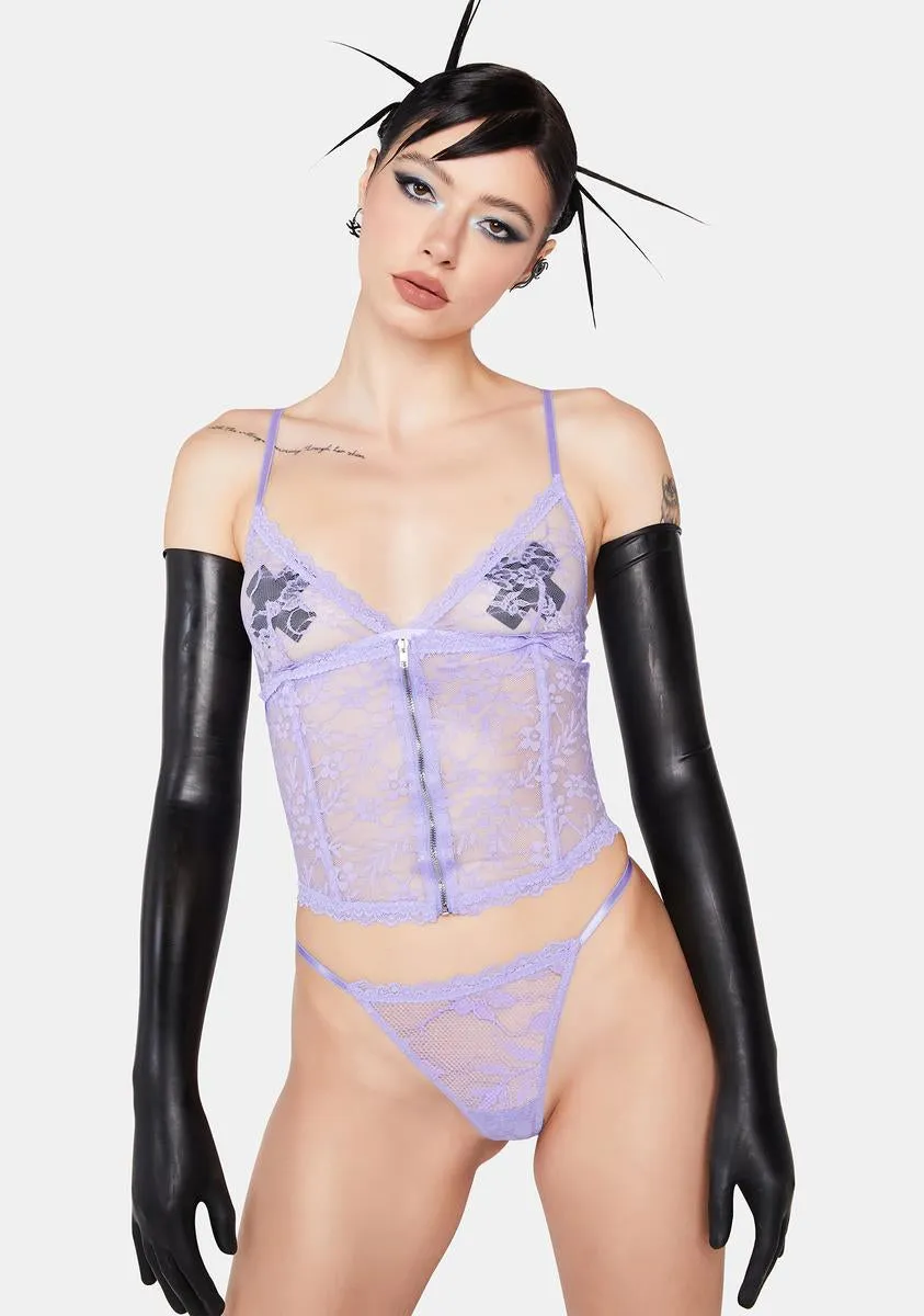Playfully Rough Lingerie Set sold by Dolls Kill