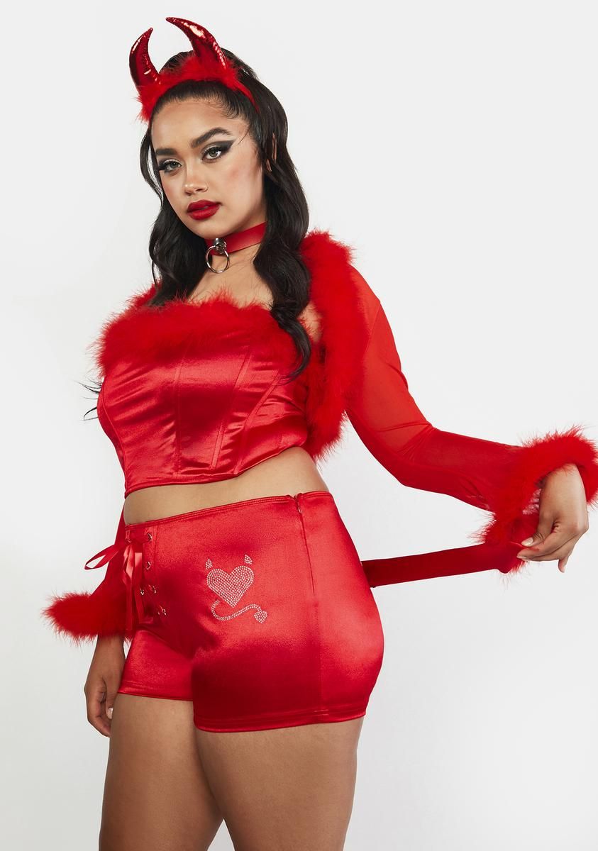 Plus Such A Spitfire Devil Costume sold by Dolls Kill product image thumbnail 2