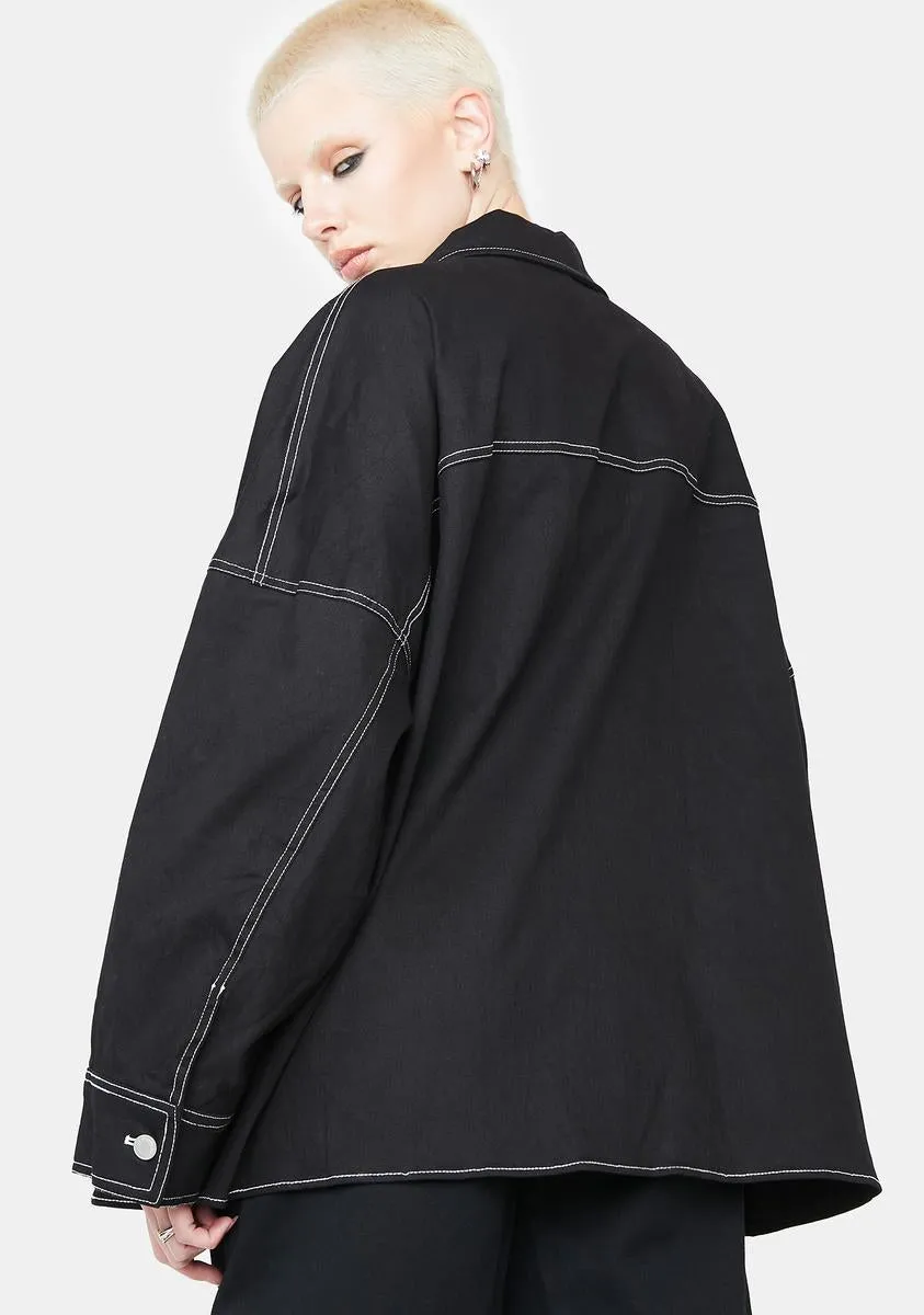 Cooper Denim Jacket sold by Dolls Kill product image thumbnail 4