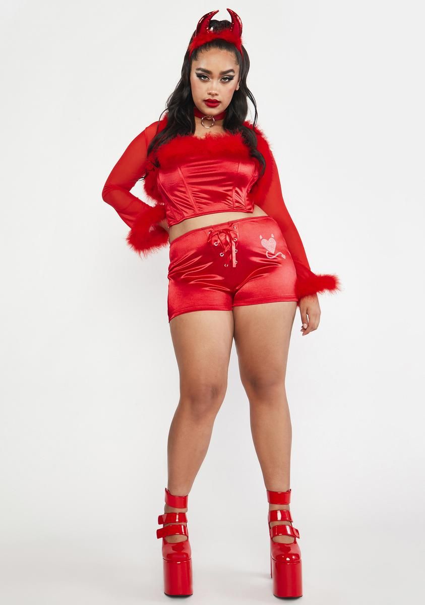 Plus Such A Spitfire Devil Costume sold by Dolls Kill product image thumbnail 3