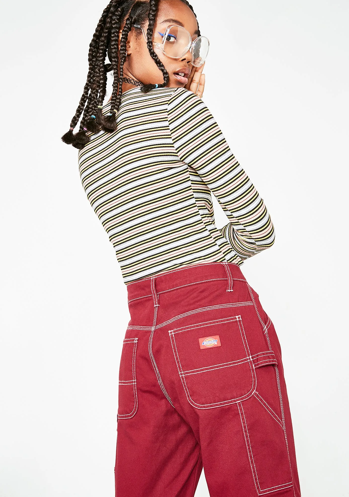 Mulberry Carpenter Pants sold by Dolls Kill product image thumbnail 3