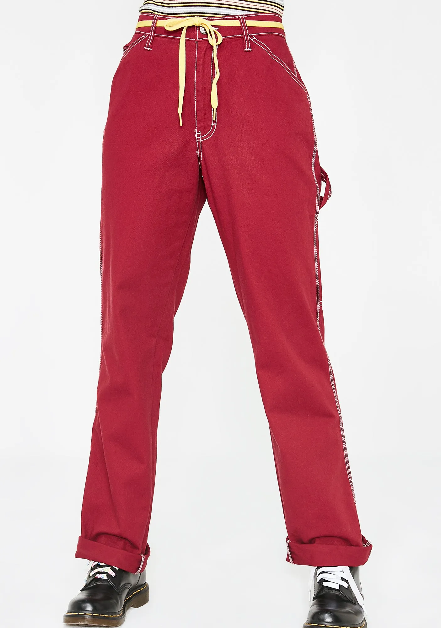 Mulberry Carpenter Pants sold by Dolls Kill product image thumbnail 4