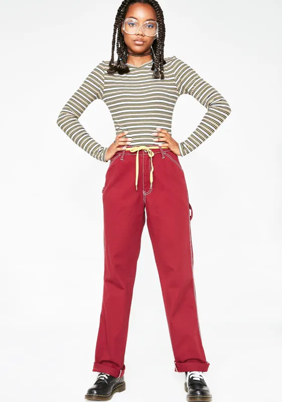 Mulberry Carpenter Pants sold by Dolls Kill