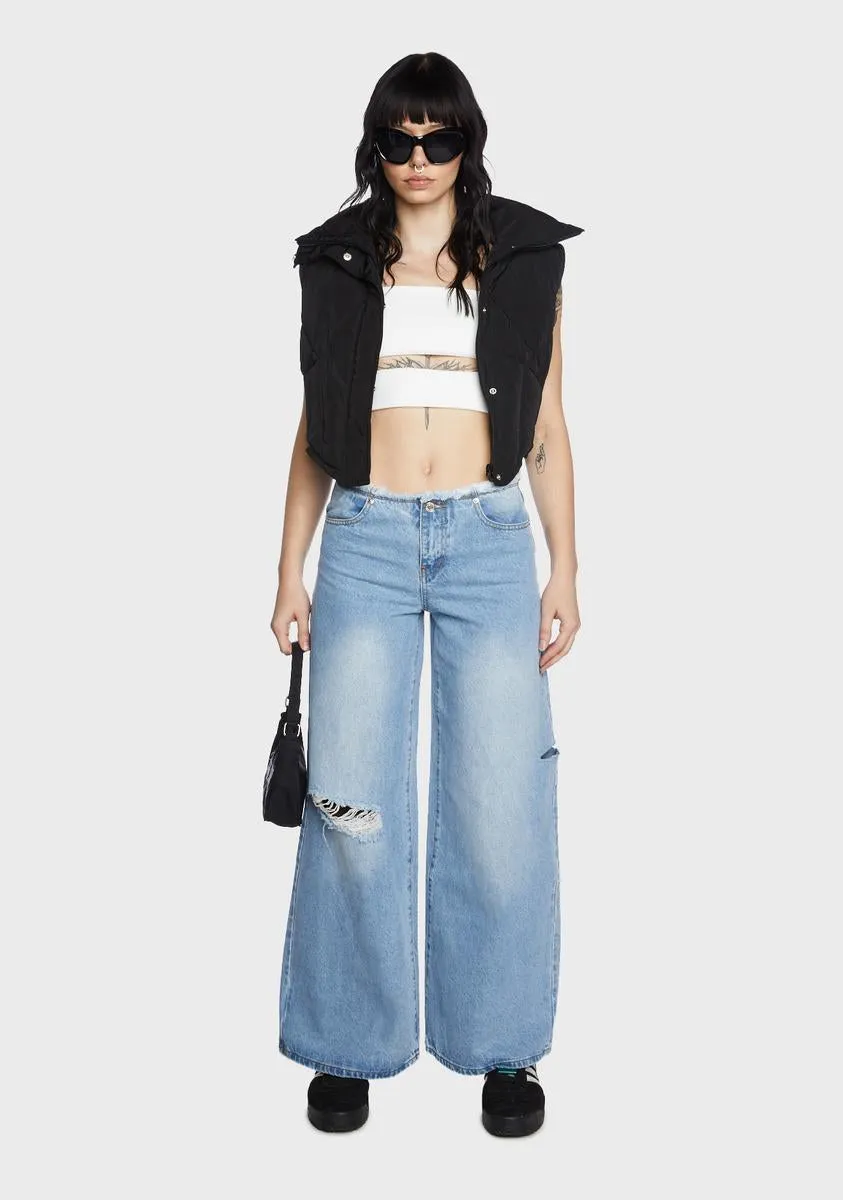 Jaycee Low Waist Wide Leg Jeans sold by Dolls Kill product image thumbnail 4