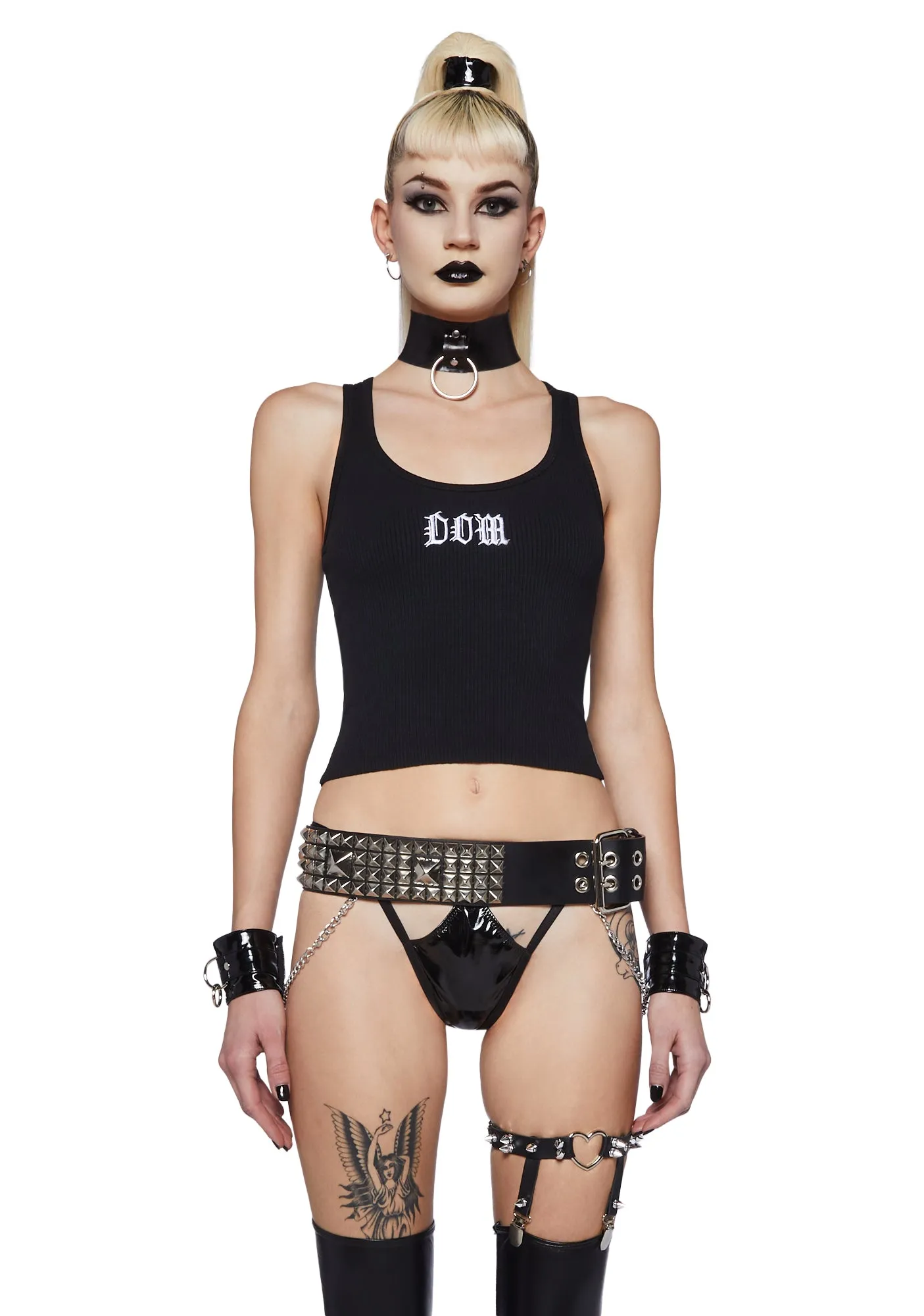 In Charge Graphic Tank sold by Dolls Kill