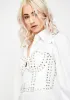 White Rock Mentality Studded Bustier sold by Dolls Kill