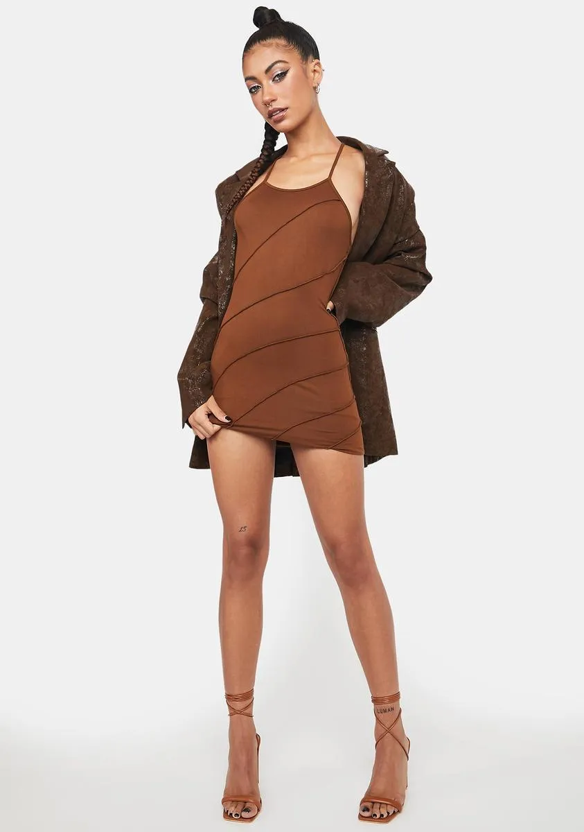 Coffee Need Some Space Mini Dress sold by Dolls Kill product image thumbnail 3