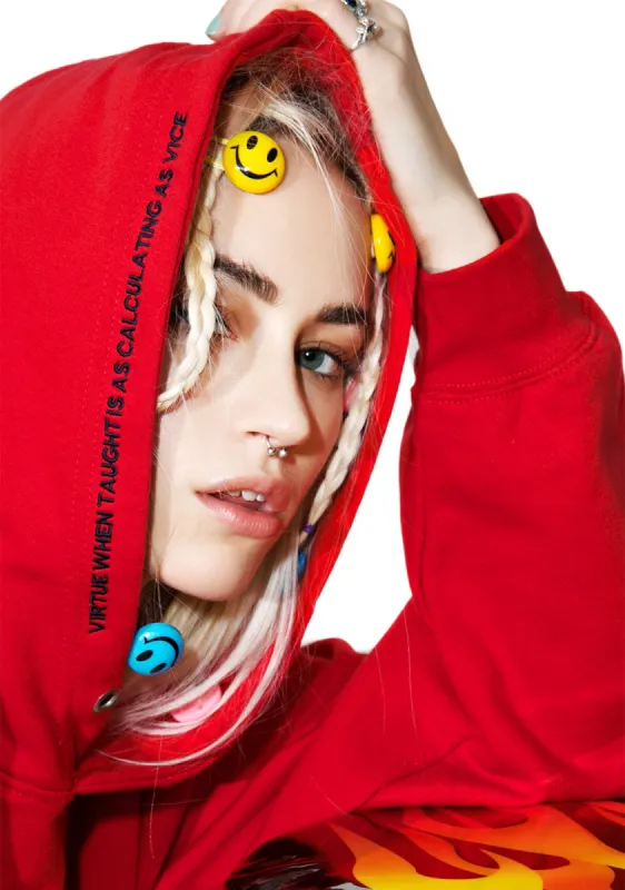 Virtue N Vice Hoodie sold by Dolls Kill