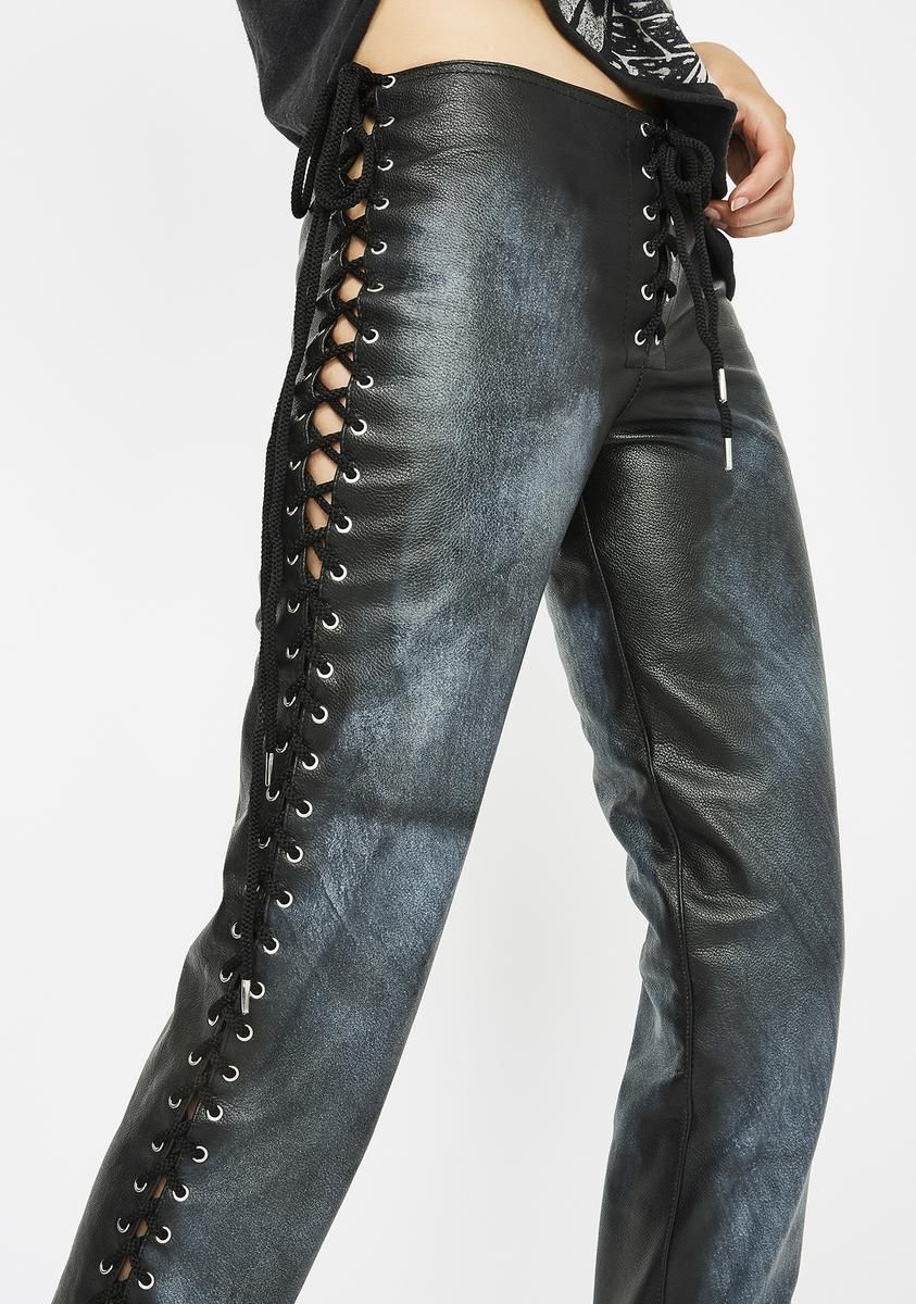 Destroyer Lace-Up Pants sold by Dolls Kill product image thumbnail 3