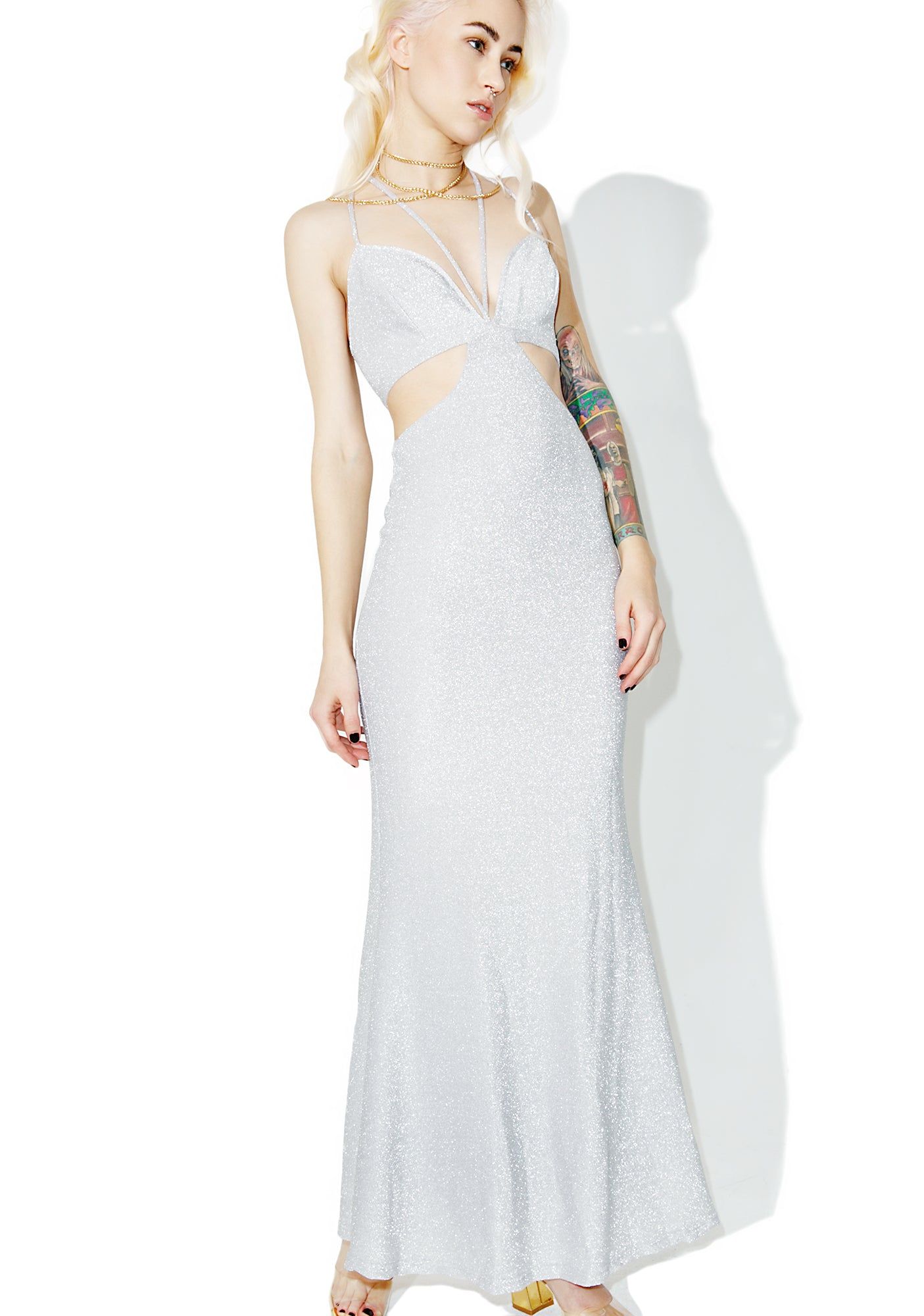 Grown ‘N Single Maxi Dress sold by Dolls Kill product image thumbnail 4
