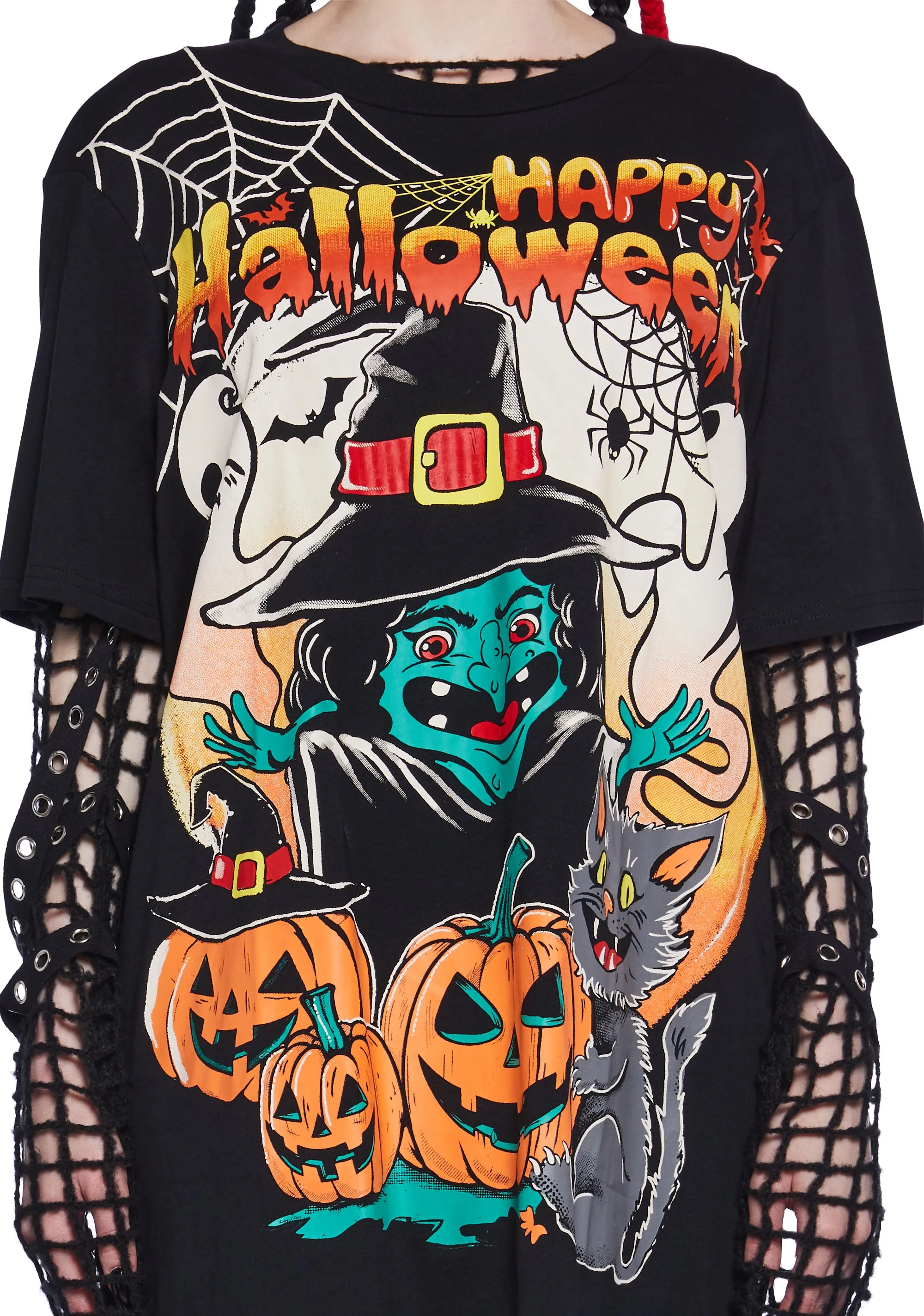 Nightmare Greetings Graphic Tee sold by Dolls Kill product image thumbnail 5
