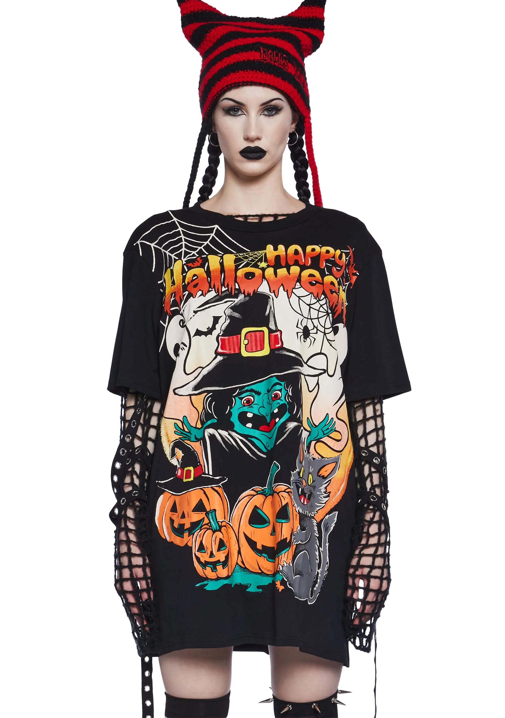 Nightmare Greetings Graphic Tee sold by Dolls Kill
