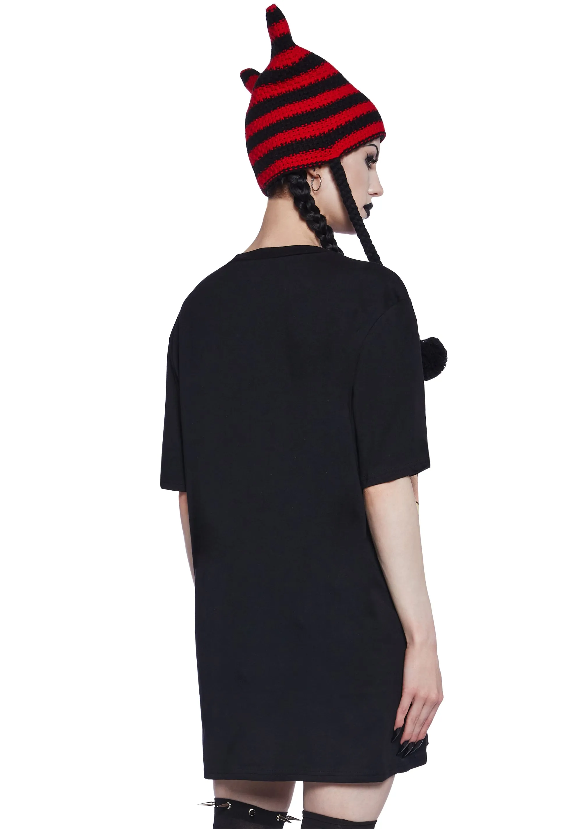 Nightmare Greetings Graphic Tee sold by Dolls Kill product image thumbnail 4