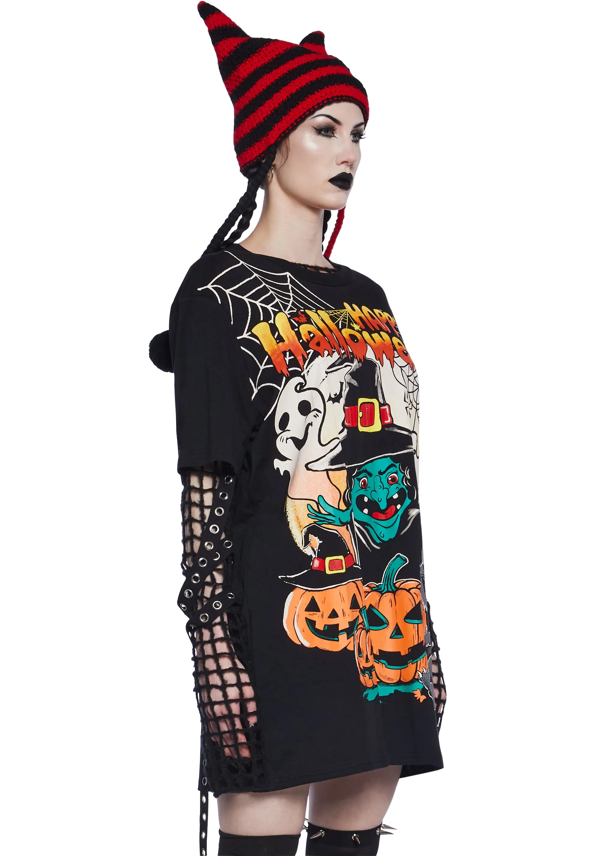 Nightmare Greetings Graphic Tee sold by Dolls Kill product image thumbnail 3