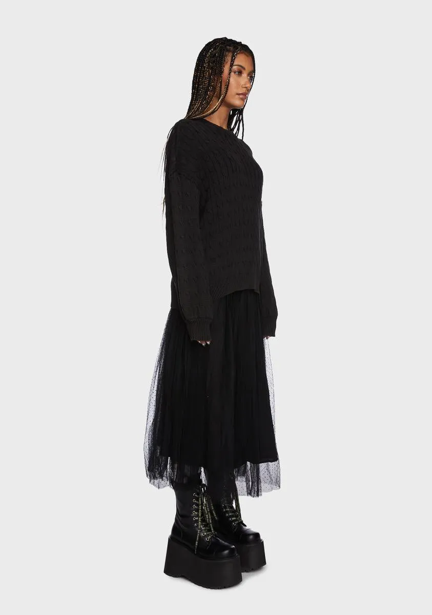 Heard It Before Oversized Sweater sold by Dolls Kill product image thumbnail 4