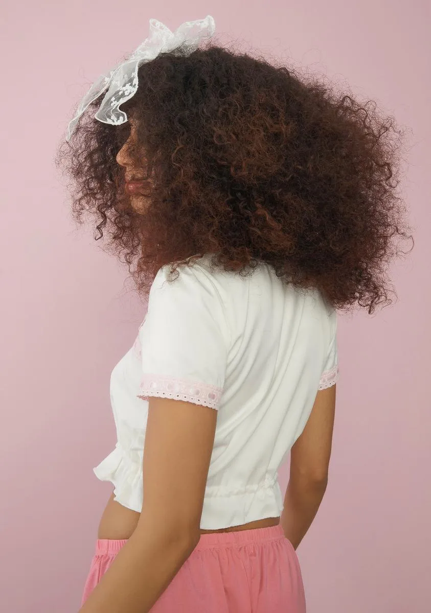 Enjoy The Little Things Floral Crop Top sold by Dolls Kill product image thumbnail 4