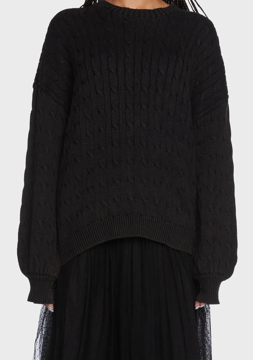 Heard It Before Oversized Sweater sold by Dolls Kill product image thumbnail 2