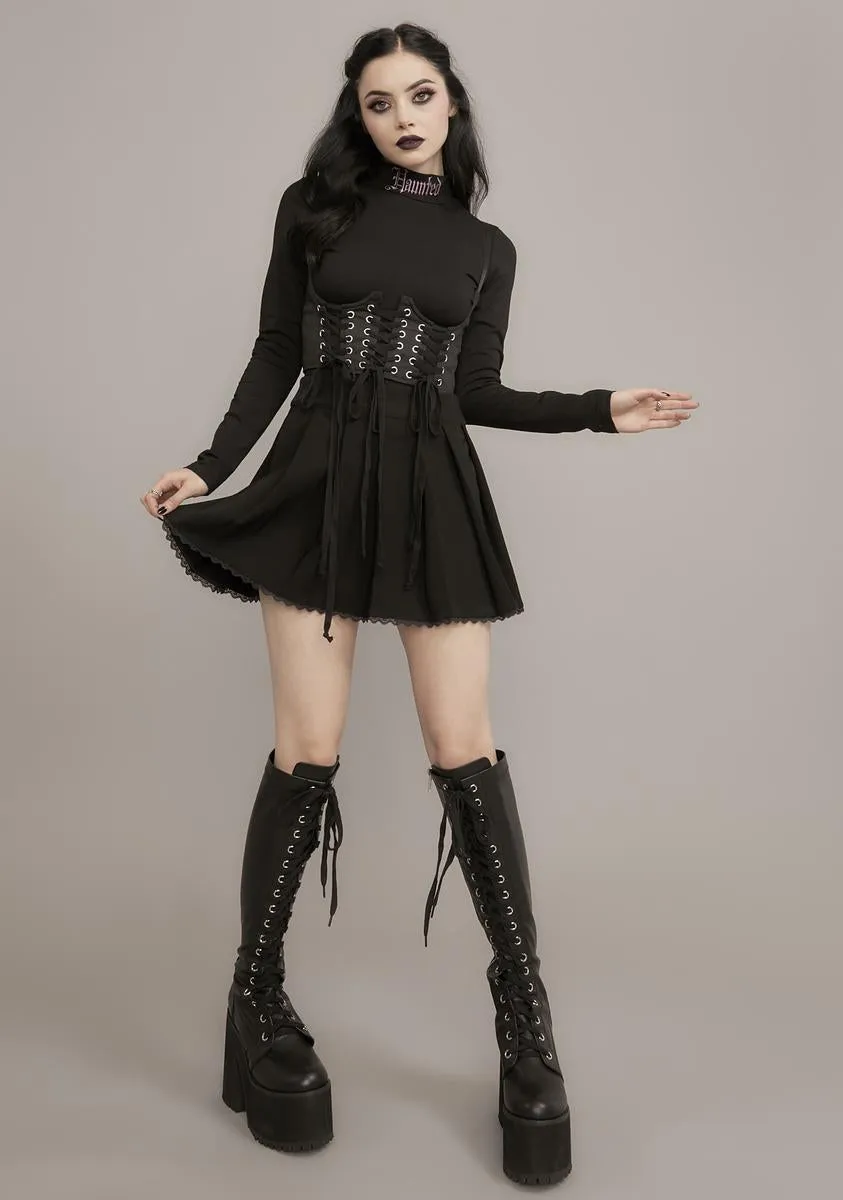 Know A Ghost Mock Neck Top sold by Dolls Kill product image thumbnail 3