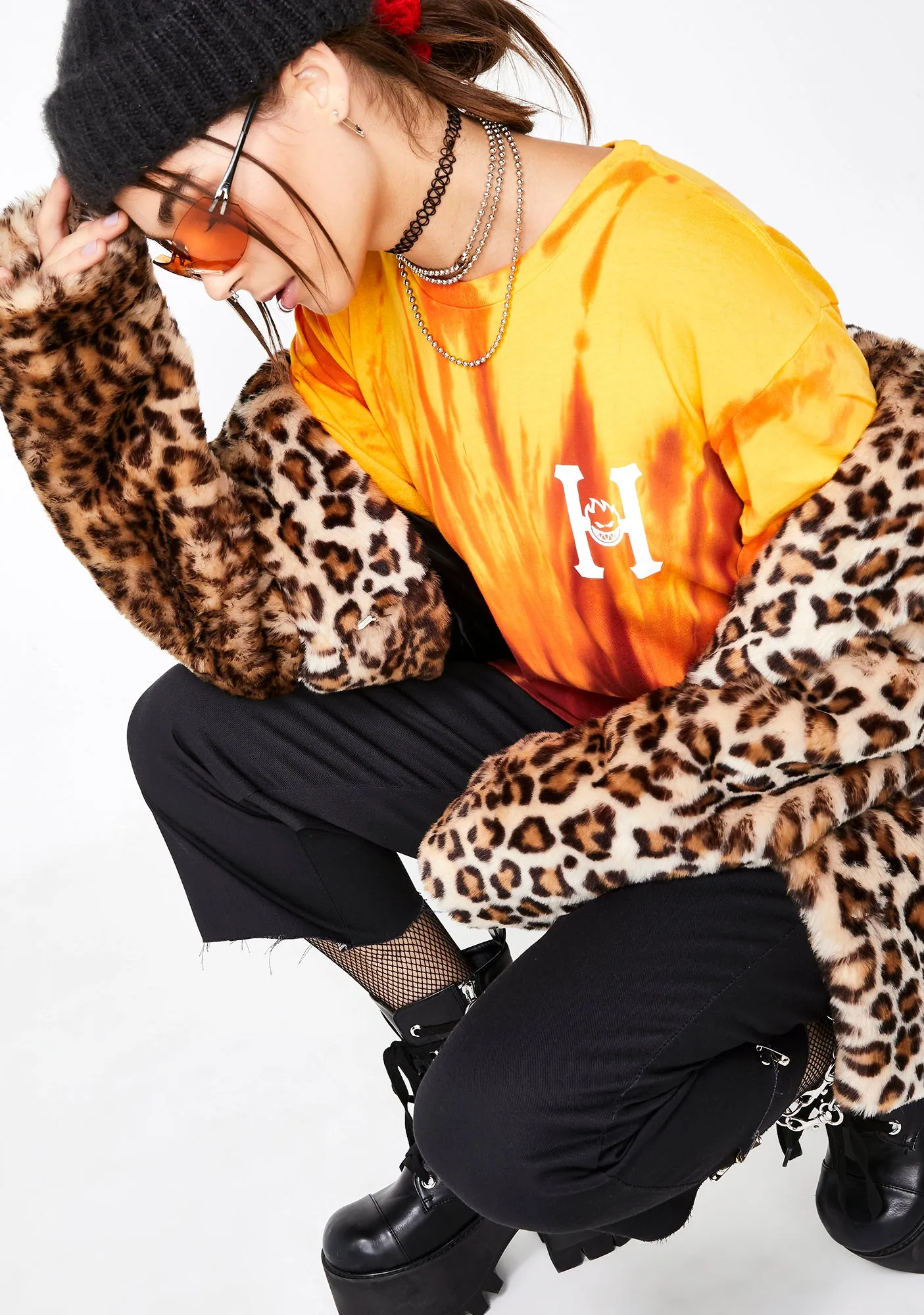 Spitfire Classic H Tie-Dye Tee sold by Dolls Kill product image thumbnail 2