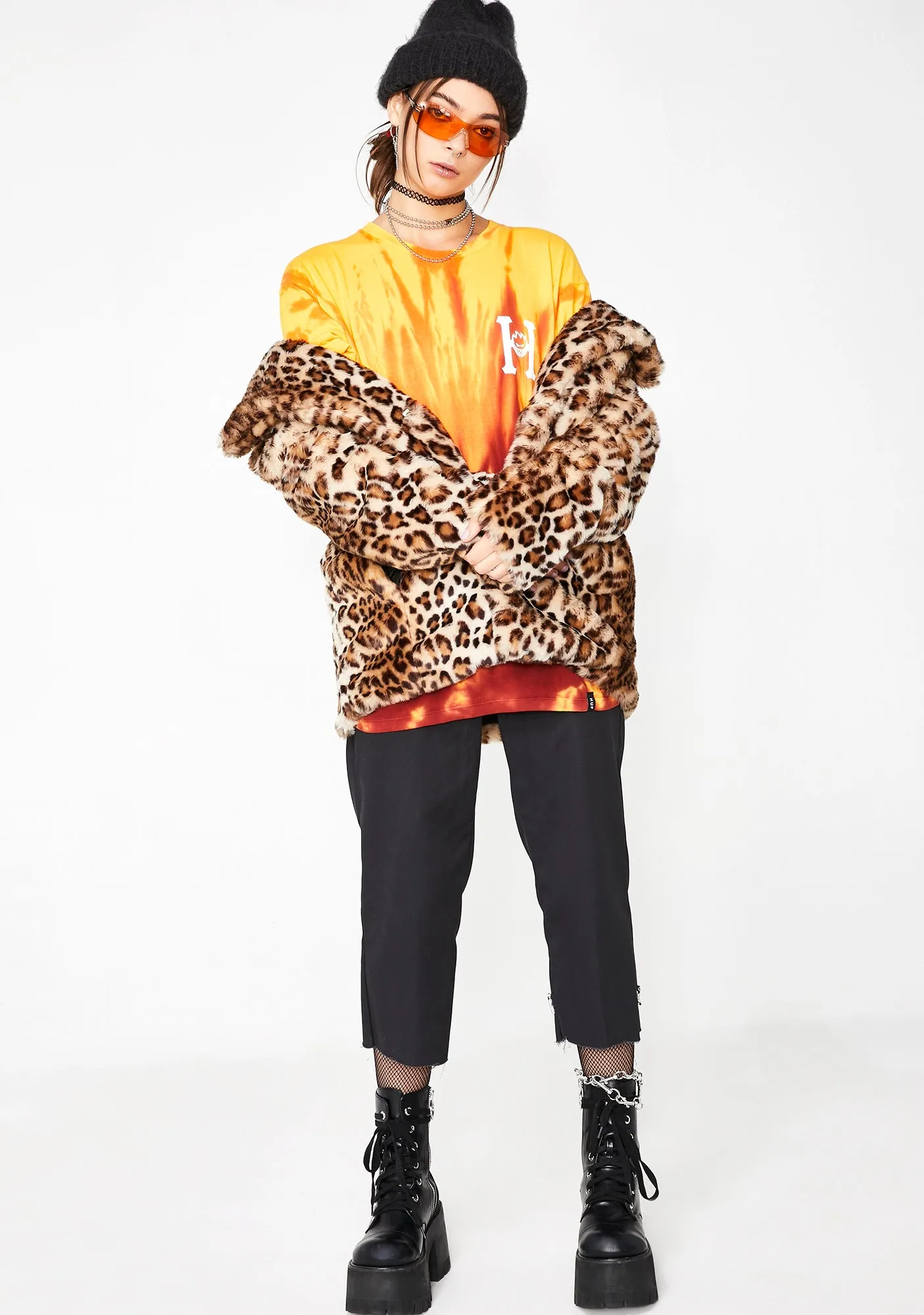 Spitfire Classic H Tie-Dye Tee sold by Dolls Kill product image thumbnail 5