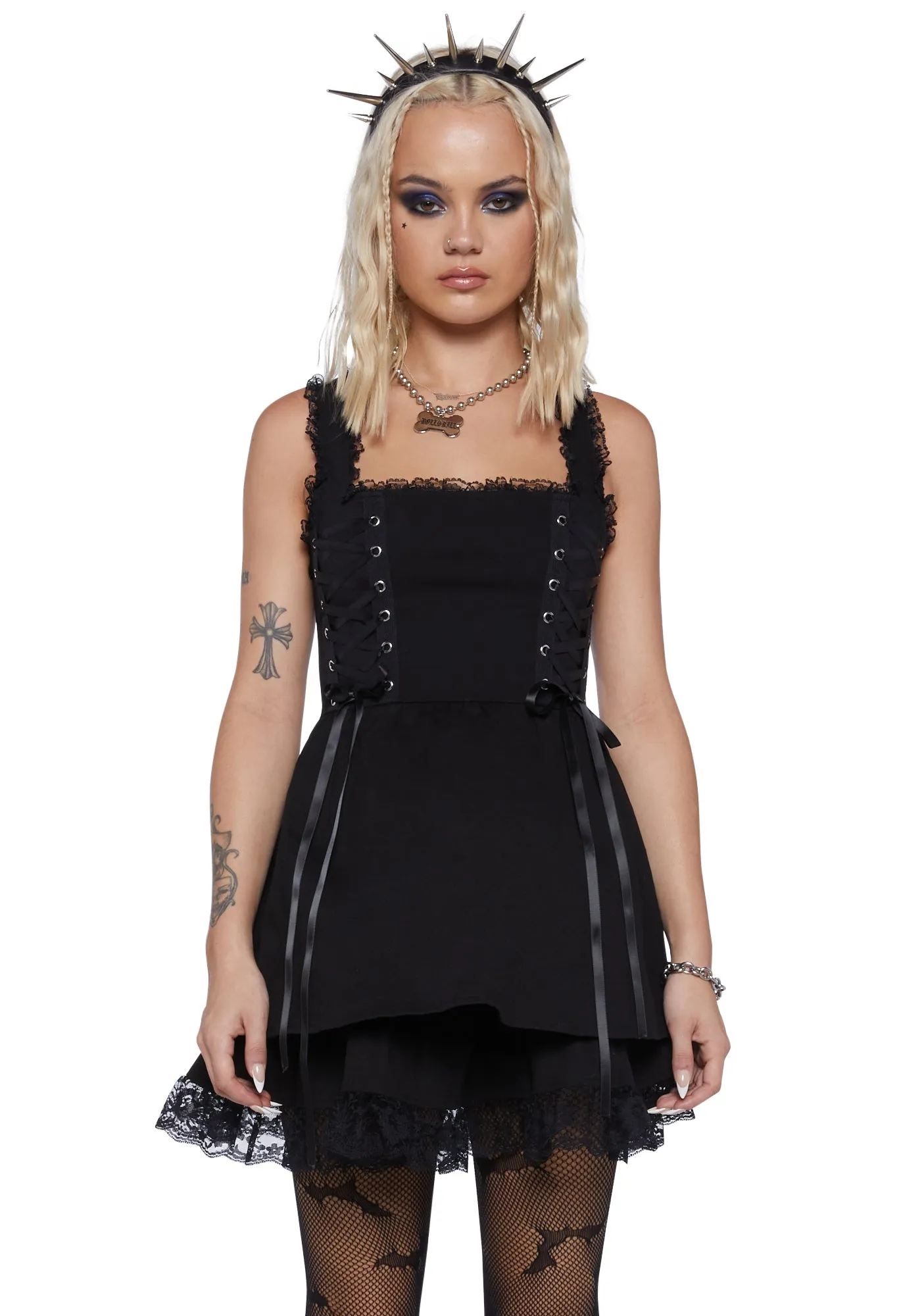 Bad Choices Mini Dress sold by Dolls Kill