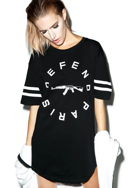 Paris Strap Jersey sold by Dolls Kill