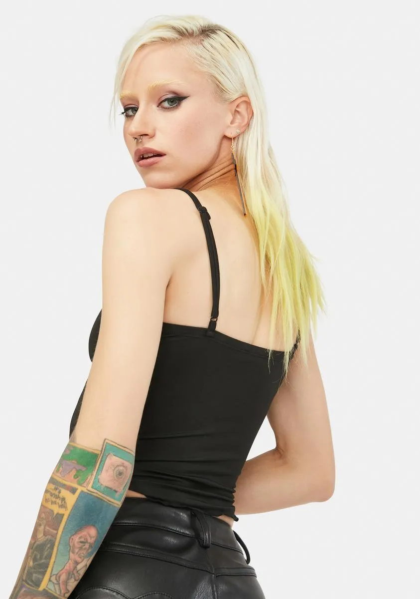 Watch Your Mouth Crop Tank sold by Dolls Kill product image thumbnail 4